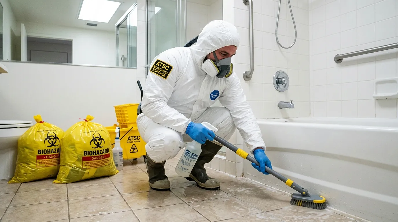 Decontamination equipment deployed for Blood Cleanup in Alpharetta